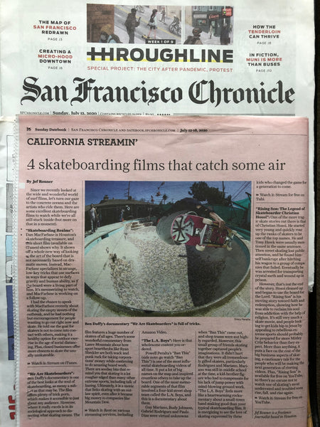 Houston skateboarding in San Francisco Chronicle Skate Films list!