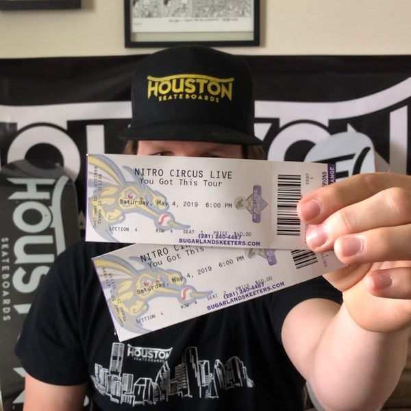 Nitro Circus VIP Tickets Giveaway from Houston Skateboards
