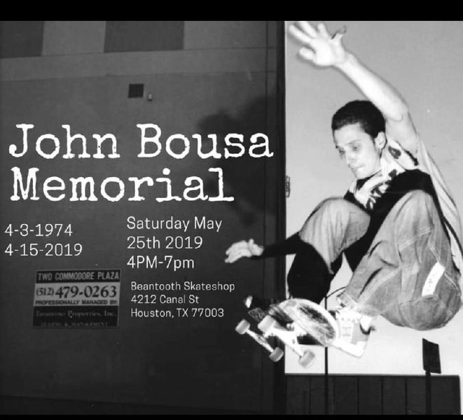 John G. Bousa Memorial at Beantooth Skateshop