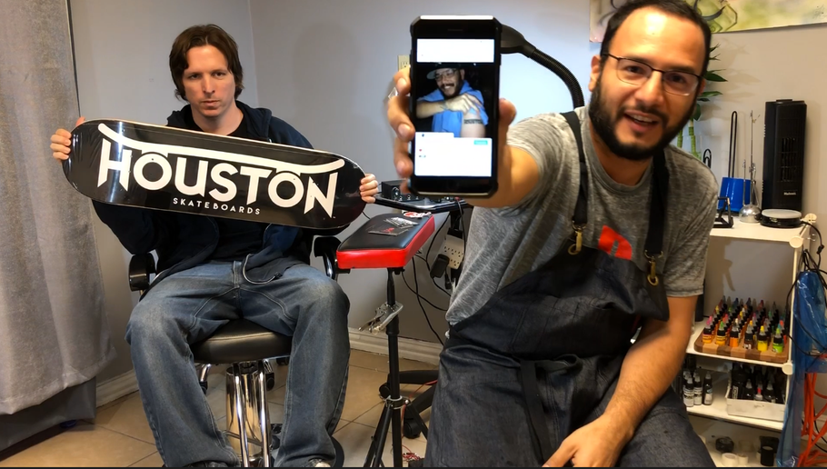 New Houston Skateboards Tattoo Giveaway With Crux Studio!