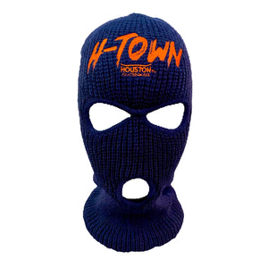 Navy Blue H-Town Ski Mask