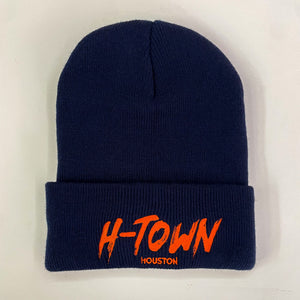 H-Town Navy Beanie