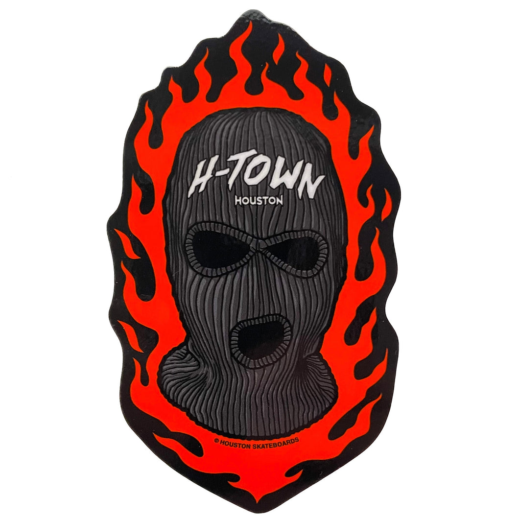 Ski Mask Sticker Black 4’ x 2.5’