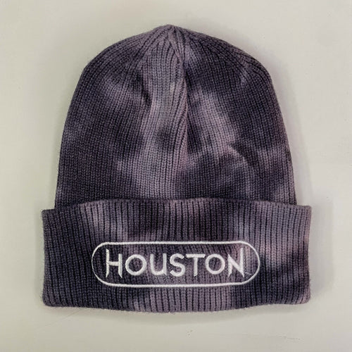 Houston Capsule Black Tie Dye Beanie