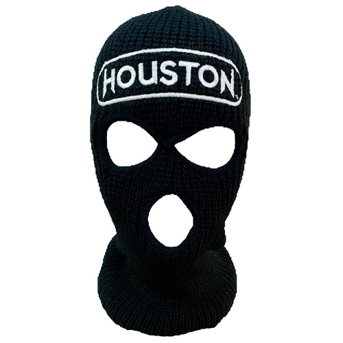 Houston Skateboards Capsule ski mask black 