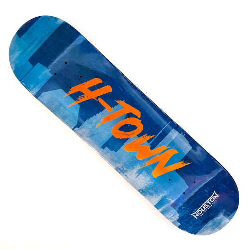 H Town deck blue and orange