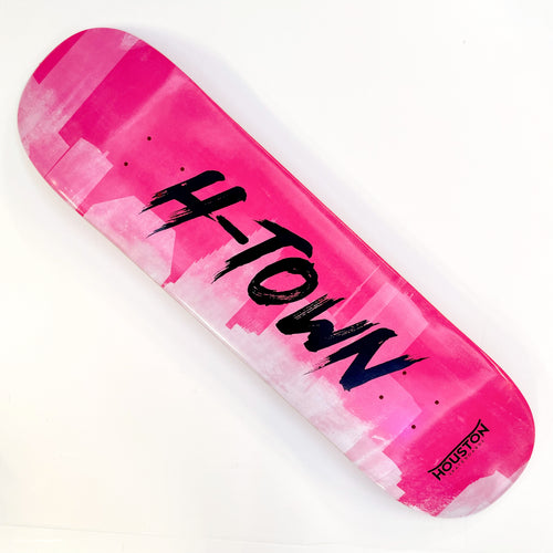 H Town deck pink and black